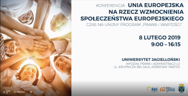 Czas na unijny program “Prawa i Wartości”! – konferencja – Kraków