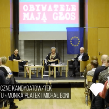 Pierwsze wysłuchanie obywatelskie – Monika Płatek i Michał Boni