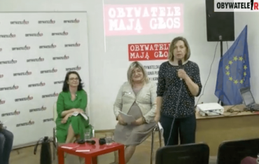 Wysłuchanie obywatelskie Kamila Gasiuk-Pihowicz i Anna Grodzka